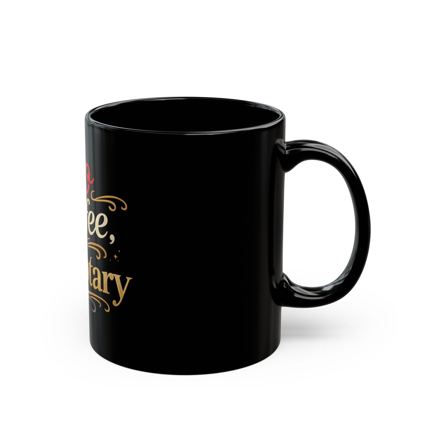 No Coffee, No Notary Black Coffee Mug – Funny Notary Gift (11oz & 15oz)